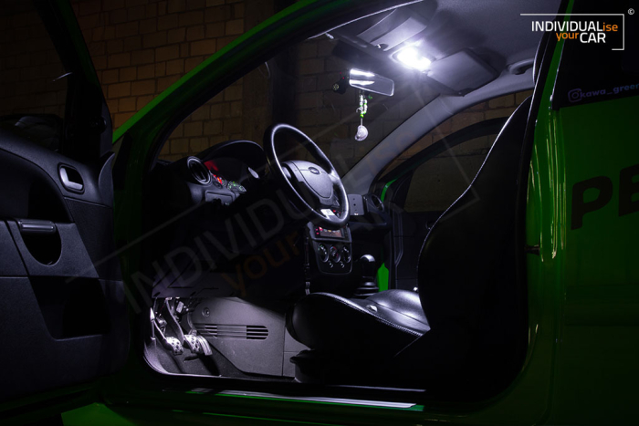 LED Innenraumbeleuchtung SET passend für Ford Fiesta MK6 - Pure-White